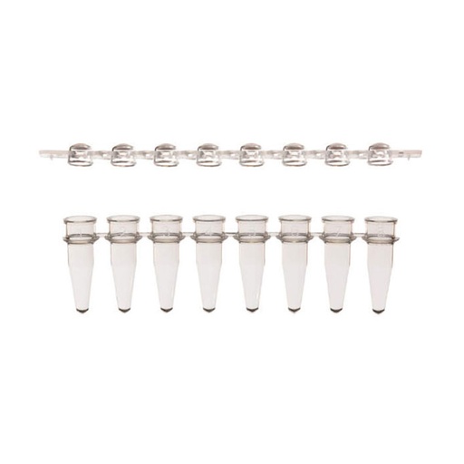 [GEN - WB 0451L] AmpliStar-II 8-Strip 0.2ml PCR Tubes and Domed Caps