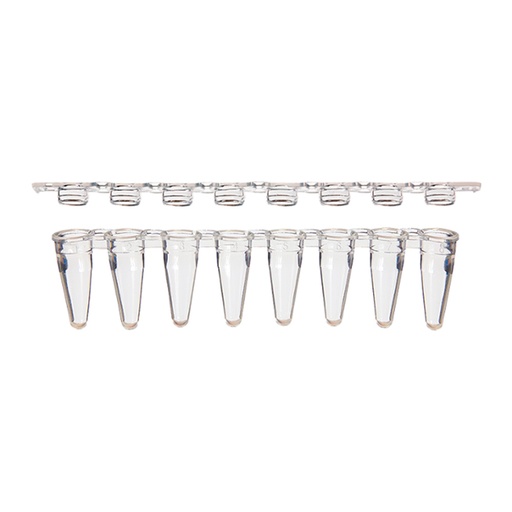 [GEN - WB 1770S] AmpliStar-II 8-Strip 0.1ml Low-Profile PCR Tubes and Optical Flat Caps