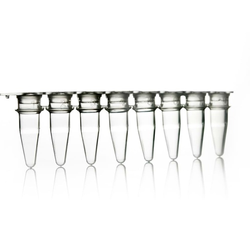 [GEN - WB 2-3410] AmpliStar 8-Strip 0.2ml PCR Tubes and Flat Optical Caps