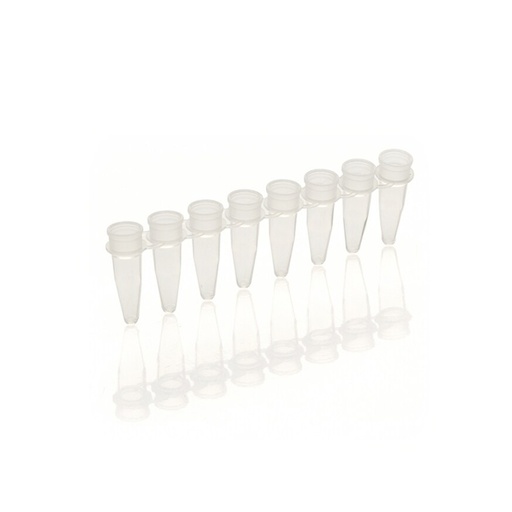 [GEN - AB-1182] Strips of 8 Thermo-Tubes & Flat Caps 