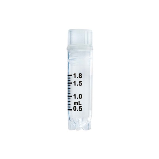 [GEN - WB 7225] SafeStore 2.0ml Screw Tube with Cap, Pre-assembled Skirted, Graduated, Sterile 