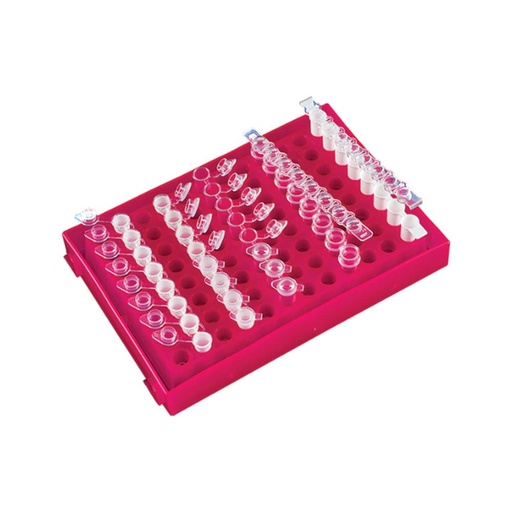 [GEN - WB 8400S] AmpliStar PCR Setup Rack, 96-well, assorted colors 