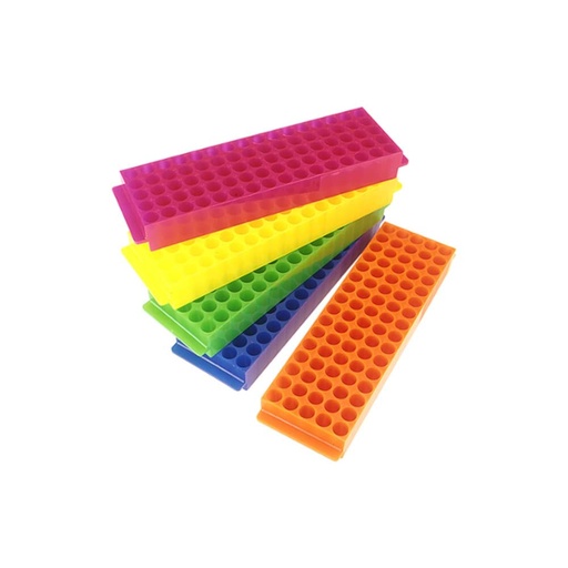 [GEN - WB 8410L] Tube Rack 80 x 1.5/2.0 ml, assorted colors 