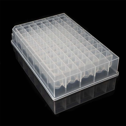 [GEN - WB 1127B] SafeStore Deep-well Plate, 1.0 ml, 96 square wells, U- bottom, Low profile, 