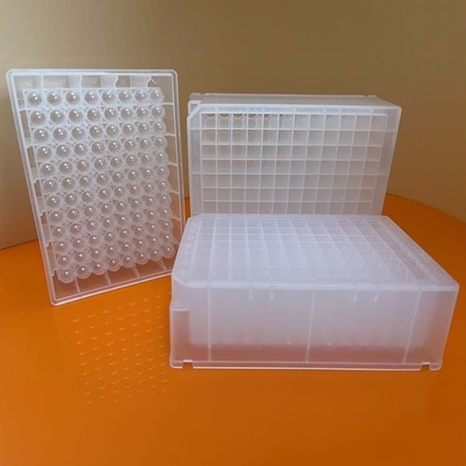 [GEN - WB 0791] SafeStore Deep-well Plate, 2.0 ml 96 square well, U-Bottom, Kingfisher